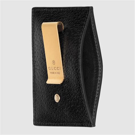 replica gucci money clip wallet|gg marmont leather money clip.